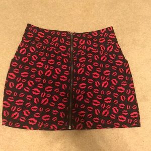 H&M KISS Mini Skirt
